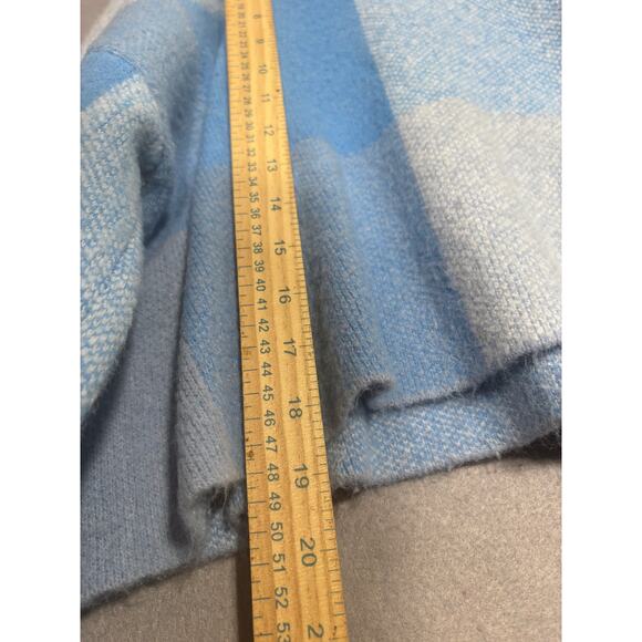 Jessica Simpson Cropped Flare Sleeve Sweater L Y2K Colorblock Soft Pastel Cozy - Picture 6 of 7